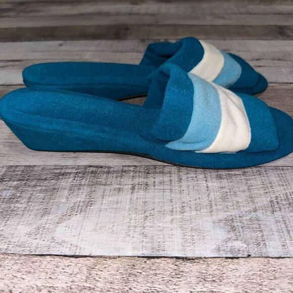 Vintage Vanity Fair Burgundy Velour House Shoes Slippers Lg 8-9 Mid Century Glam - Picture 2 of 5